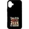 Vet Tech Veterinarian Christmas Apparel Custodia per iPhone 16 Plus Assistente veterinario Natale