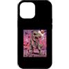 Halloween Glam Retro Vintage Comics Pop Custodia per iPhone 12 Pro Max T-Rex Frankenstein Monster Dinosaur Tyrannosaurus Spaventoso