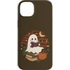 Halloween in October Custodia per iPhone 14 Plus Carino Lettura Fantasma Zucca Halloween Book Lover