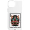 TOKYO WAVES Oni Mask Designs Custodia per iPhone 15 Plus Yokai Oni Maschera Diavolo Giapponese Demone Tattoo Oni Mask