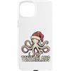 Tentaclaus - Octopus Christmas Apparel & Custodia per iPhone 15 Plus Octopus - Cappello da Babbo Natale in Tentaclaus