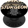 4SturgeonLovers Storione Lake Fish Facts Pesca Pesca Pesca PopSockets PopGrip Adesivo