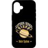 Outer System Saturn Rings Astronomy Custodia per iPhone 16 Saturno Anelli Sistema Esterno Pianeta Astronomia