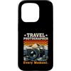 Adventure Travel Photographer Camera Custodia per iPhone 15 Pro Fotografo di viaggio in ogni momento
