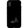 Vet Tech Veterinarian Christmas Apparel Custodia per iPhone X/XS Medicina veterinaria Veterinaria Veterinario Tech Natale