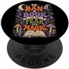 Halloween Witch Book Lover Spooky Readin Vietare un libro significa temere il suo magico lettore di libri di Halloween PopSockets PopGrip Adesivo