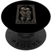 Tarot Card The Lovers Skeleton Goth Hall The Lovers Tarocchi Scheletro Strega Tarocchi Lettura Luna PopSockets PopGrip Adesivo
