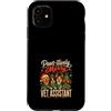 Vet Tech Veterinarian Christmas Apparel Custodia per iPhone 11 Assistente veterinario Natale
