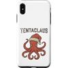 Tentaclaus - Octopus Christmas Apparel & Custodia per iPhone XS Max Octopus - Cappello da Babbo Natale in Tentaclaus