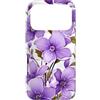 White Violet Purple Lavender Lilac Flora Custodia per iPhone 17 Pro Fiori botanici floreali bianchi viola viola lavanda lilla