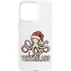Tentaclaus - Octopus Christmas Apparel & Custodia per iPhone 15 Pro Max Octopus - Cappello da Babbo Natale in Tentaclaus