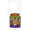 Boo Time Designs Custodia per iPhone 15 Pro Le strategie di caramelle sono complesse mappe di dolcetto o scherzetto di Halloween