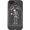 Halloween in October Custodia per iPhone SE (2020) / 7/8 Divertente scheletro caffè sarcastico gotico