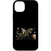Astronaut Alien & the Outer Space Gifts Custodia per iPhone 14 Plus Astronaut Dinosaur T Rex Outer Space Science Galaxy Universe