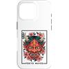 Hannya Oni Mask Aesthetic By TW Custodia per iPhone 16 Pro Maschera Yokai Oni giapponese del demone del diavolo Hannya con fiori di ciliegio