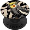 4CockatielLovers Cockatiel Facts - Animale grafico per amanti degli uccelli PopSockets PopGrip Adesivo