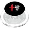 Alpha Alfisti Car Driver Elegante Grunge Logo PopSockets PopGrip per MagSafe