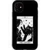 Funny Black Cat Tarot Card The Lovers Ca Custodia per iPhone 11 The Lovers Tarocco Carta Umorismo Gatto Kitty Halloween Cat Owner
