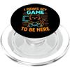 Sarcastic Gaming Cat Joke Retro Console Divertente Gatto Gamer Umorismo Videogioco Giochi di parole Meme Amante dei gatti PopSockets PopGrip per MagSafe