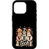 Vet Tech Veterinarian Christmas Apparel Custodia per iPhone 16 Pro Medicina veterinaria Vet Tech Natale