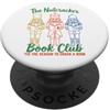 Christmas Book Club Nutcracker Book Club Christmas Reading Bookworm Reader PopSockets PopGrip Adesivo