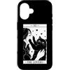 Funny Black Cat Tarot Card The Lovers Ca Custodia per iPhone 16 The Lovers Tarocco Carta Umorismo Gatto Kitty Halloween Cat Owner
