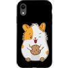 Cookie cookie chocolate candy sweet doug Custodia per iPhone XR Criceto con Biscotto