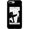 Funny Black Cat Tarot Card The Lovers Ca Custodia per iPhone 7 Plus/8 Plus The Lovers Tarocco Carta Black Cat Lover Halloween Strega