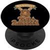 No Coffee Moose Caffeine Humor Nessun caffè non divertito Moose Caffeina Umorismo PopSockets PopGrip Adesivo