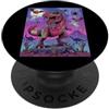 Halloween Glam Retro Vintage Comics Pop T-Rex Frankenstein Monster Dinosaur Tyrannosaurus Spaventoso PopSockets PopGrip Adesivo