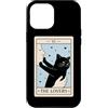 Funny Black Cat Tarot Card The Lovers Ca Custodia per iPhone 12 Pro Max The Lovers Tarocco Carta Amante Gatto Strega Halloween Divertente