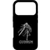 Gudrun Norse Valkyrie Shield Warrior Custodia per iPhone 17 Pro Guerriero norreno Gudrun Valkyrie Sword Shield