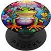 Frog Lover Gifts Rana Froggy Amanti delle rane PopSockets PopGrip Adesivo