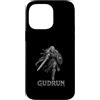 Gudrun Norse Valkyrie Shield Warrior Custodia per iPhone 14 Pro Max Guerriero norreno Gudrun Valkyrie Sword Shield