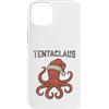 Tentaclaus - Octopus Christmas Apparel & Custodia per iPhone 14 Plus Octopus - Cappello da Babbo Natale in Tentaclaus