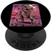 Halloween Glam Retro Vintage Comics Pop T-Rex Frankenstein Monster Dinosaur Tyrannosaurus Spaventoso PopSockets PopGrip Adesivo