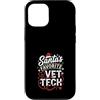 Vet Tech Veterinarian Christmas Apparel Custodia per iPhone 12/12 Pro Natale veterinario veterinario preferito di Babbo Natale