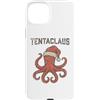 Tentaclaus - Octopus Christmas Apparel & Custodia per iPhone 15 Plus Octopus - Cappello da Babbo Natale in Tentaclaus