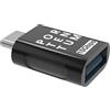 PORTENTUM Adattatore USB C USB A 3.0 (3.1) OTG Velocità 10Gb Corpo Premium in Zinc con Alta Resistenza al Calore - Adattatore USB a Tipo C di Soli 5 Grammi