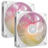 Corsair Raffreddamento Pc - Corsair - CO-9051040-Ww - Icue Link Rx140 Rgb Max White Doppia Ventola