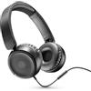 Music Sound - Color - Cuffie a Filo dotate di Connettore USB-C - Padiglioni Auricolari Extra Morbidi - Design Girevole e Pieghevole - Microfono - Nero