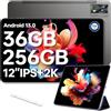 OUKITEL OT5 Tablet 12 Pollici - 36(12+24)+256GB Gaming Tablets, 11000mAh Batteria Tablet PC, Tablet 2K IPS HD, MTK Helio G99 Octa-core Android 13, 16MP+5MP, TÜV e Dual SIM/5G WiFi+4G LTE/OTG/GPS, Nero