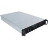 UNYKAch HSW4208 Hot Swap - Box Rack a caldo - 2U, ATX, 8 alloggiamenti compatibili con dischi da 3,5″ o 2,5, 4 ventole da 80 mm, 1 USB 2.0 e 1 USB 3.0