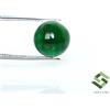SBI Gems 9.50 MM Certificato Smeraldo Naturale Rotondo Cabochon 4.27 K Non Trattato Loose