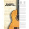Quaderno per chitarra con tablature 7 Tablature per pagina 6 Griglie Per Accordi