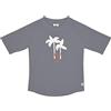 LÄSSIG Costume da bagno Rashguard a maniche corte Venduto separatamente Palme Grigio 3-6 mesi Unisex Bambini