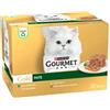 Gourmet Purina Gourmet Gold Patè Umido Gatto Multipack 24x85g 6x Coniglio 6x Salmone 6x Pollo 2x Agnello e anatra - 1° ORDINE? 20% di sconto SU BRAND ESCLUSIVI, codice BZR20