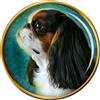 King Charles Giocattolo Spaniel Cane Distintivo di Lapel Pin