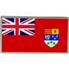 Fregio Spilla Bandiera Red Ensign Canadese (Pre 1965)