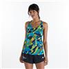 New Balance Donna NYC Marathon RC Essential Printed Tank, Maglia di Poliestere, Taglia M